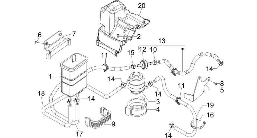 Anti-percolation system