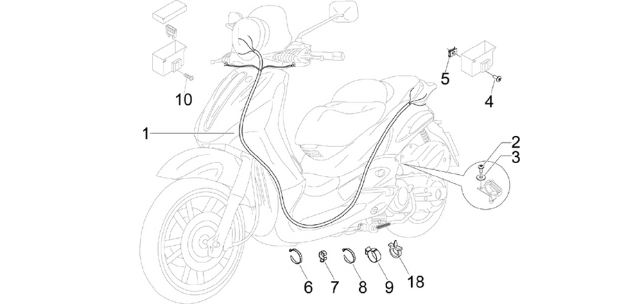 Main cable harness