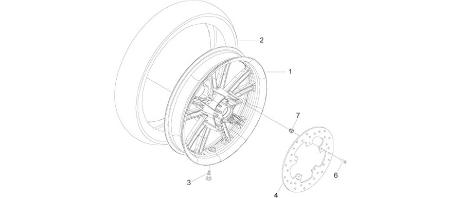 Rear wheel