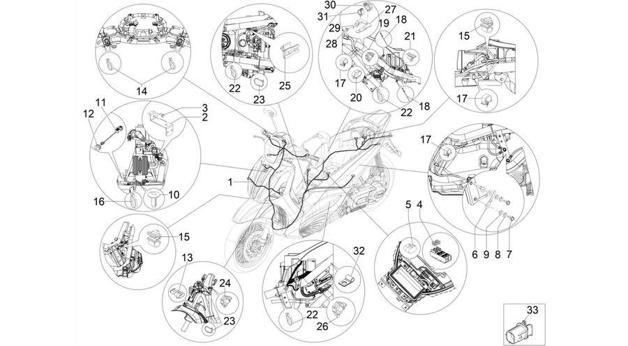 Main cable harness