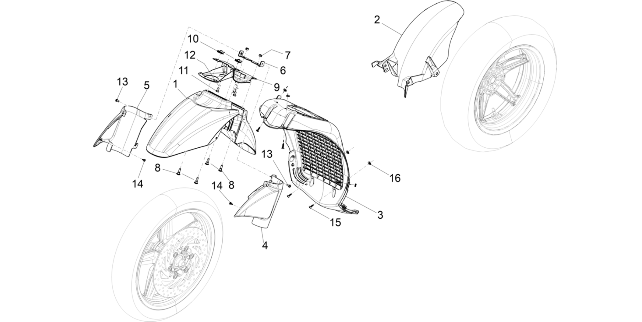Wheel huosing - Mudguard