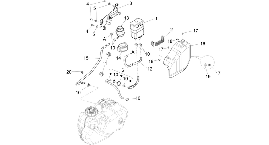 Anti-percolation system