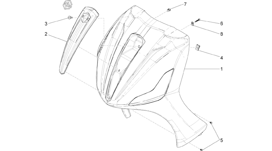 Front shield