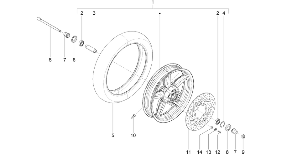 Front wheel