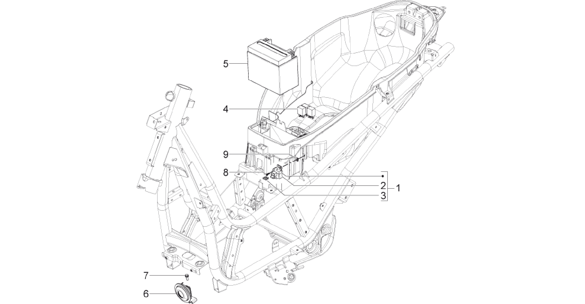 Remote control switches - Battery - Horn