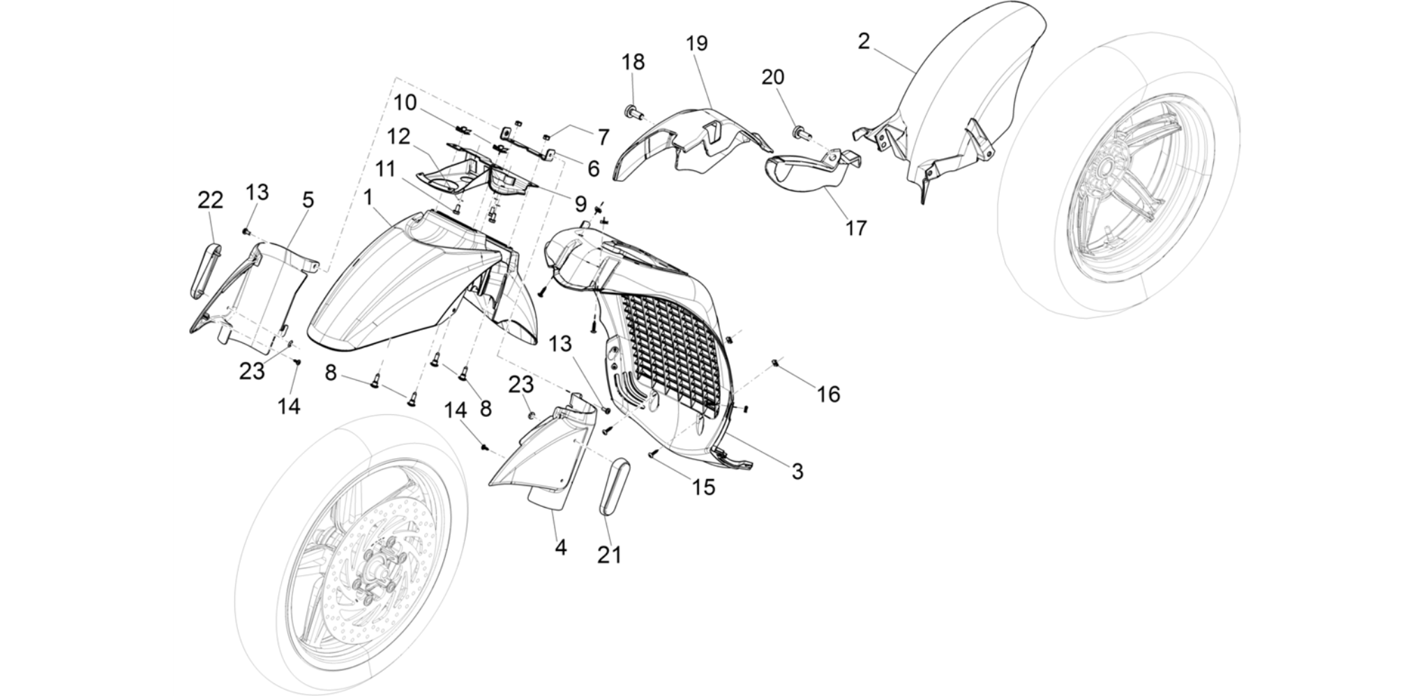 Wheel huosing - Mudguard