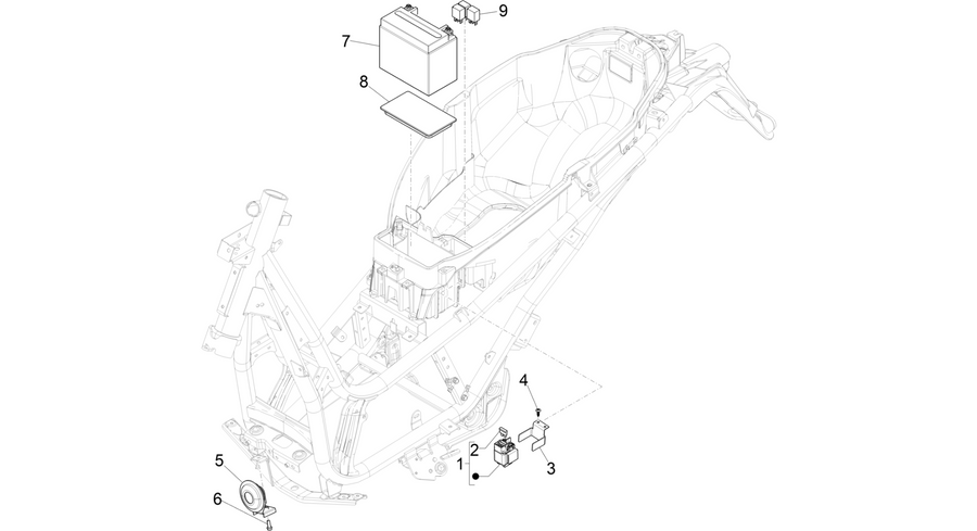 Remote control switches - Battery - Horn