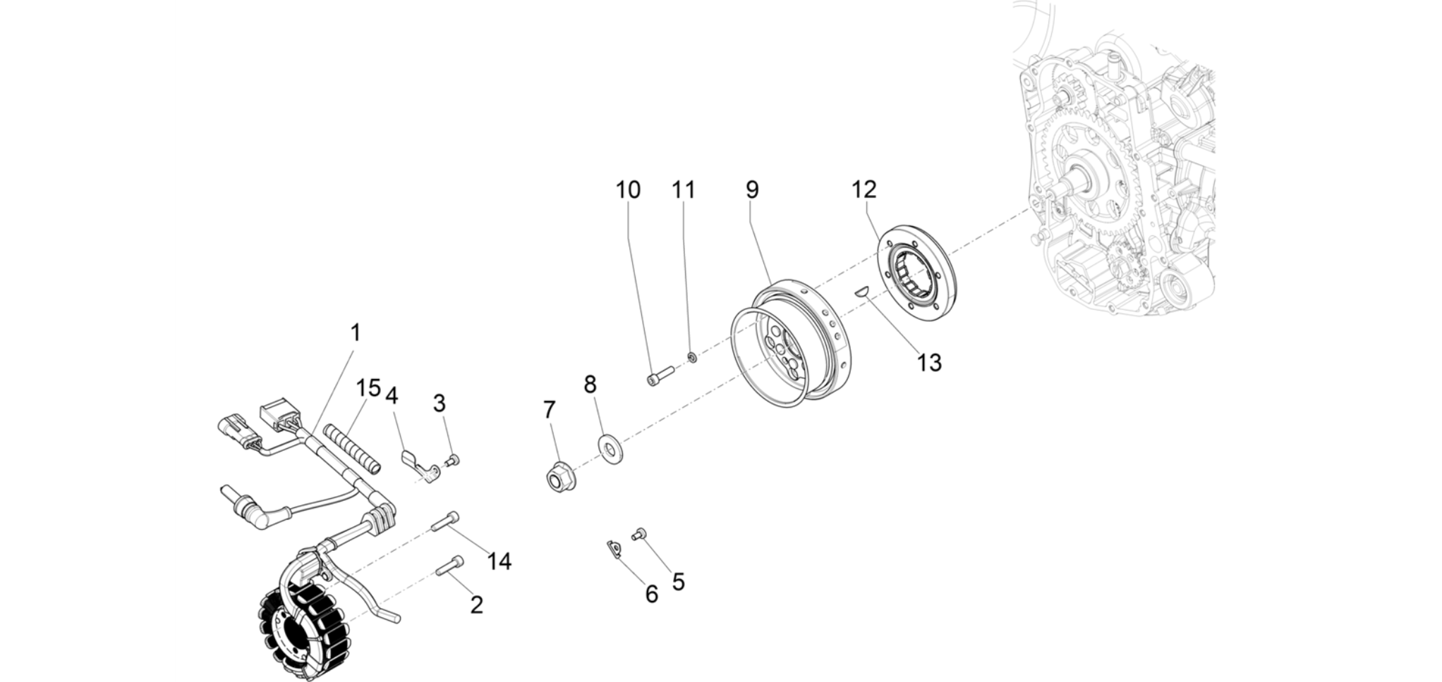 Flywheel magneto