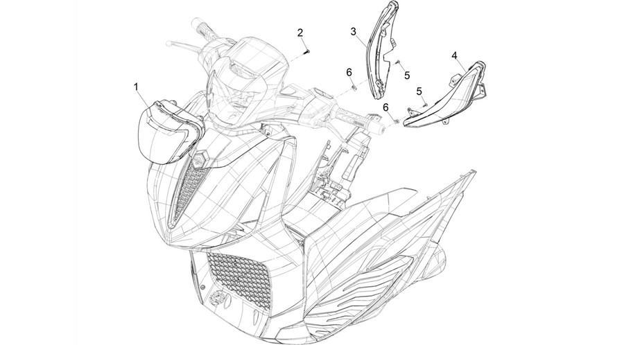 Front headlamps - Turn signal lamps