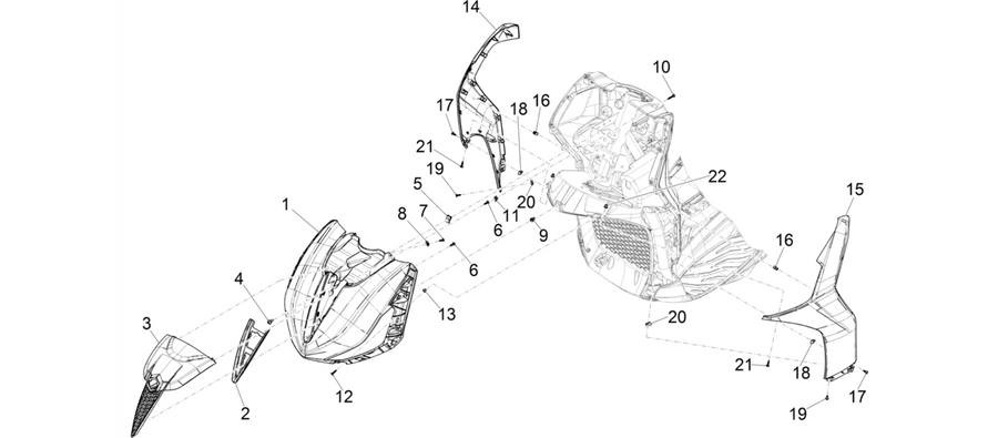 Front shield