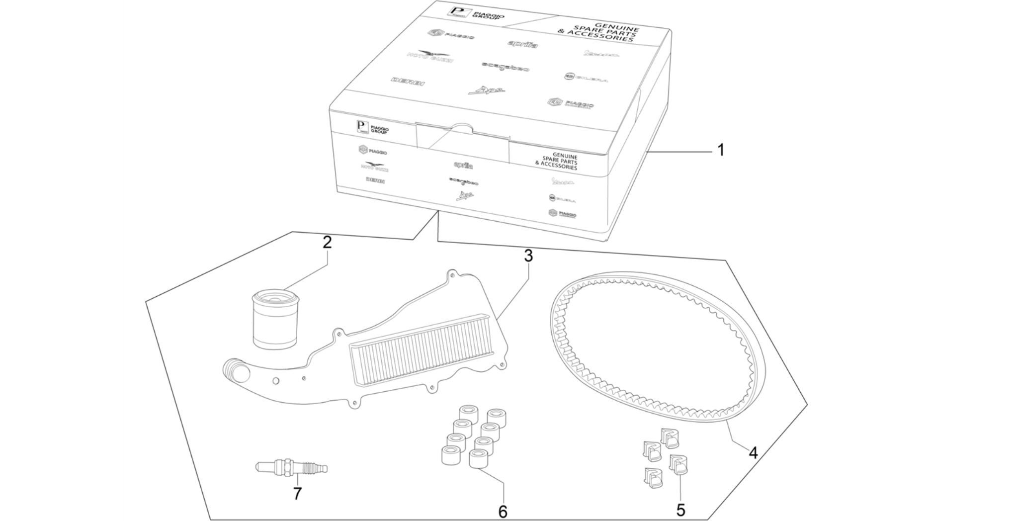 Complete wear and maintenance kit