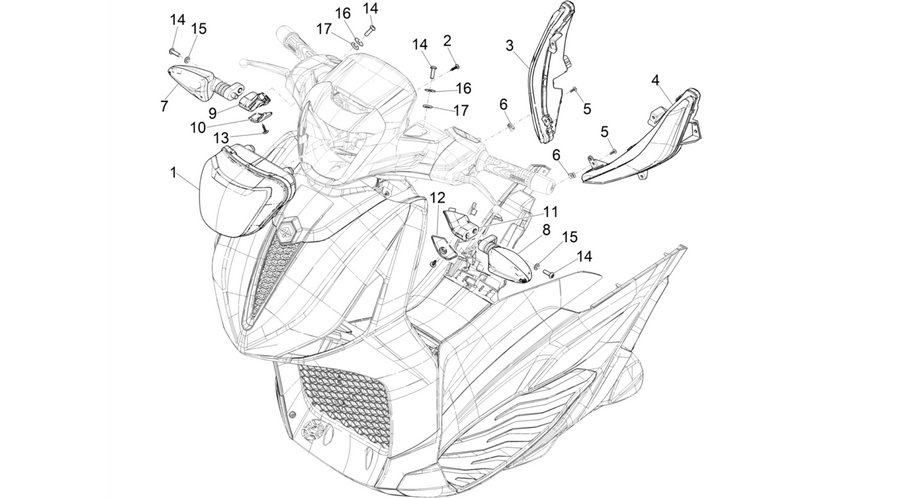 Front headlamps - Turn signal lamps