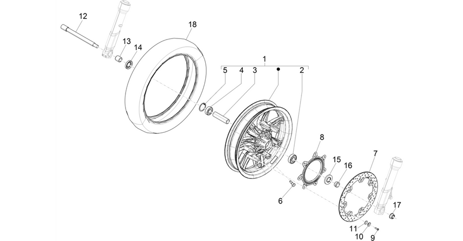 Front wheel
