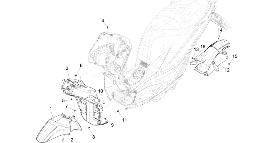 Wheel huosing - Mudguard