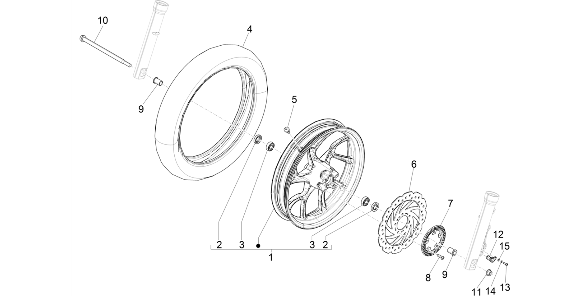 Front wheel
