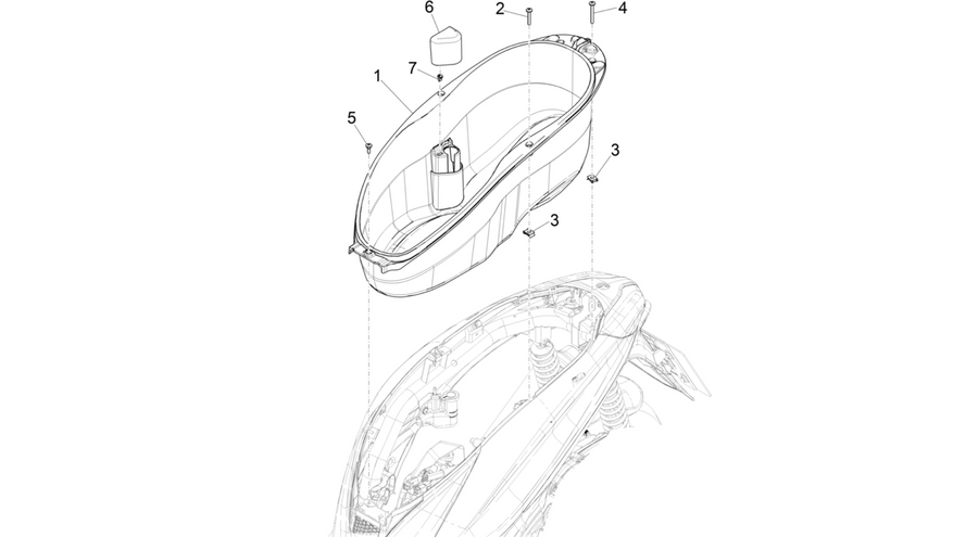 Helmet huosing - Undersaddle