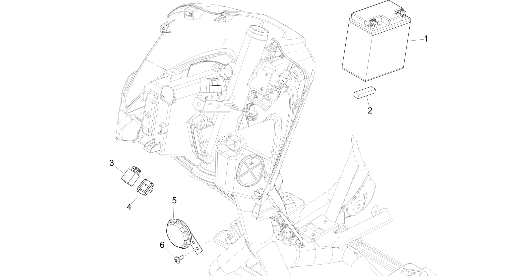 Remote control switches - Battery - Horn