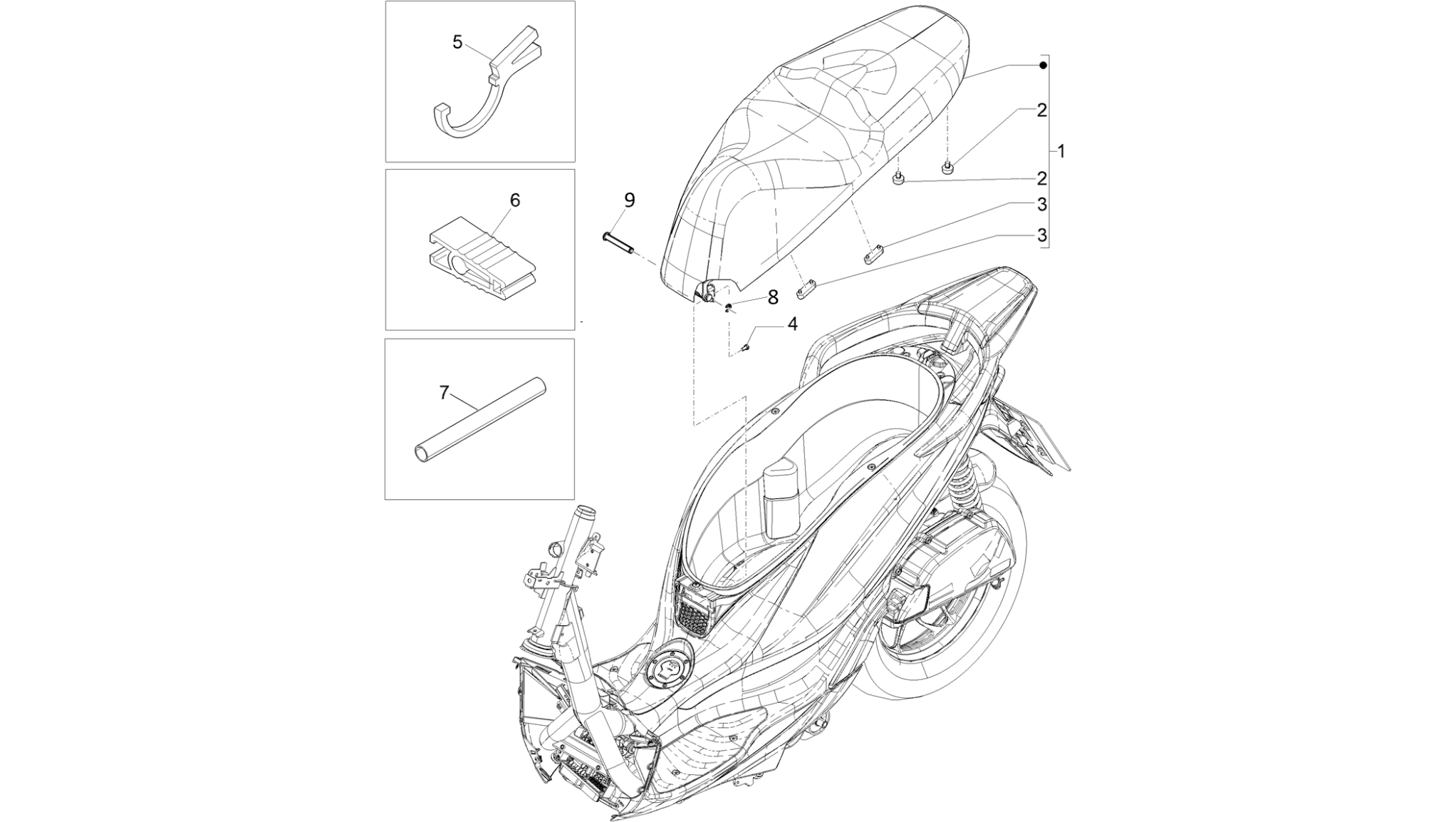 Saddle/seats