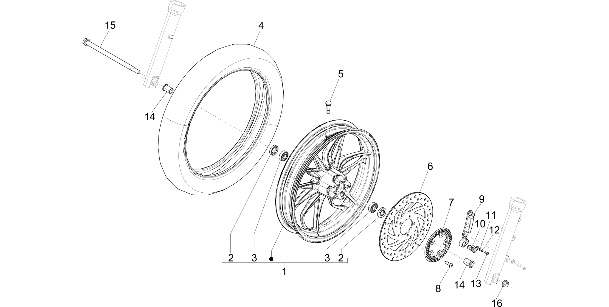 Front wheel