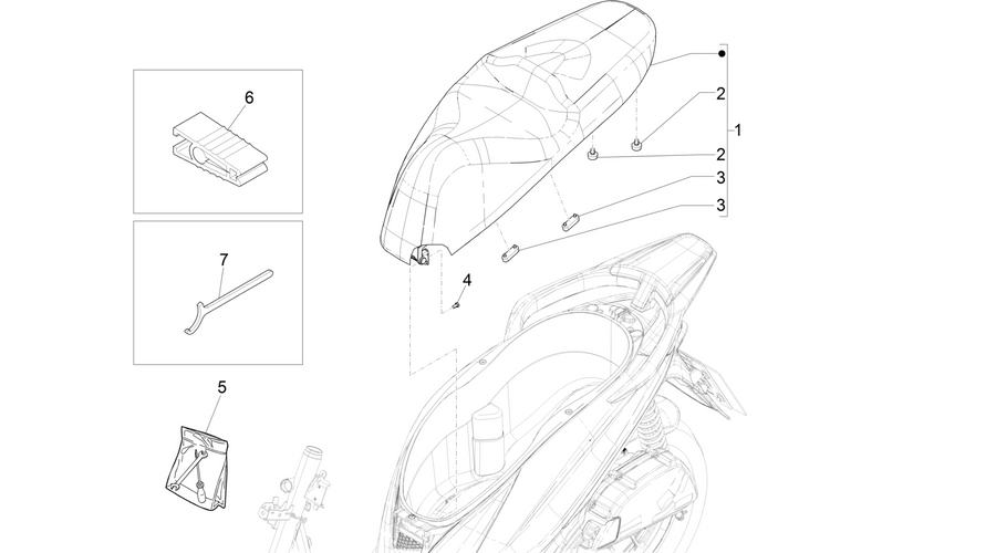 Saddle/seats