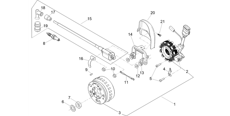 Cdi magneto assy / Ignition unit