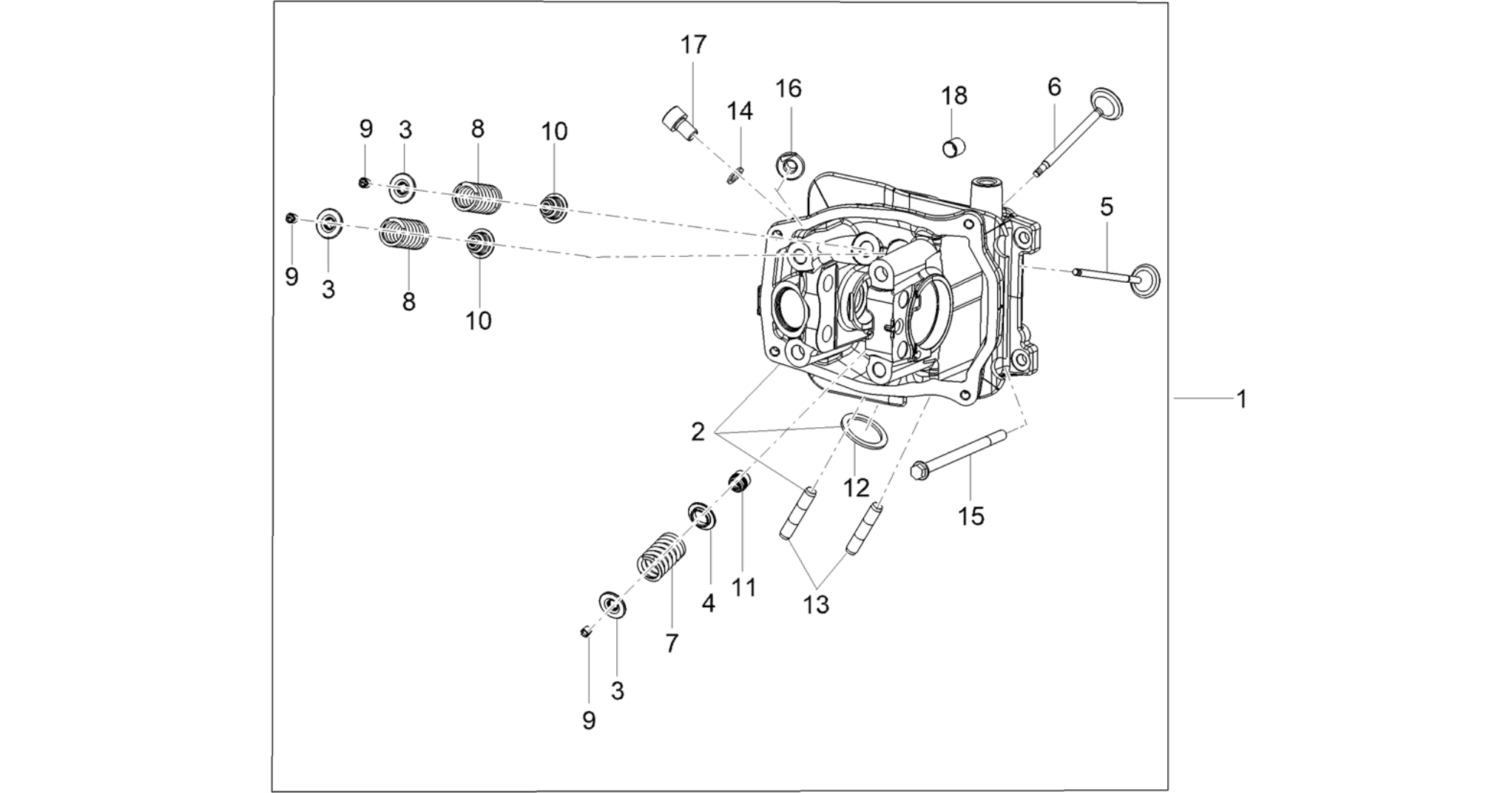 Cylinder head - valves