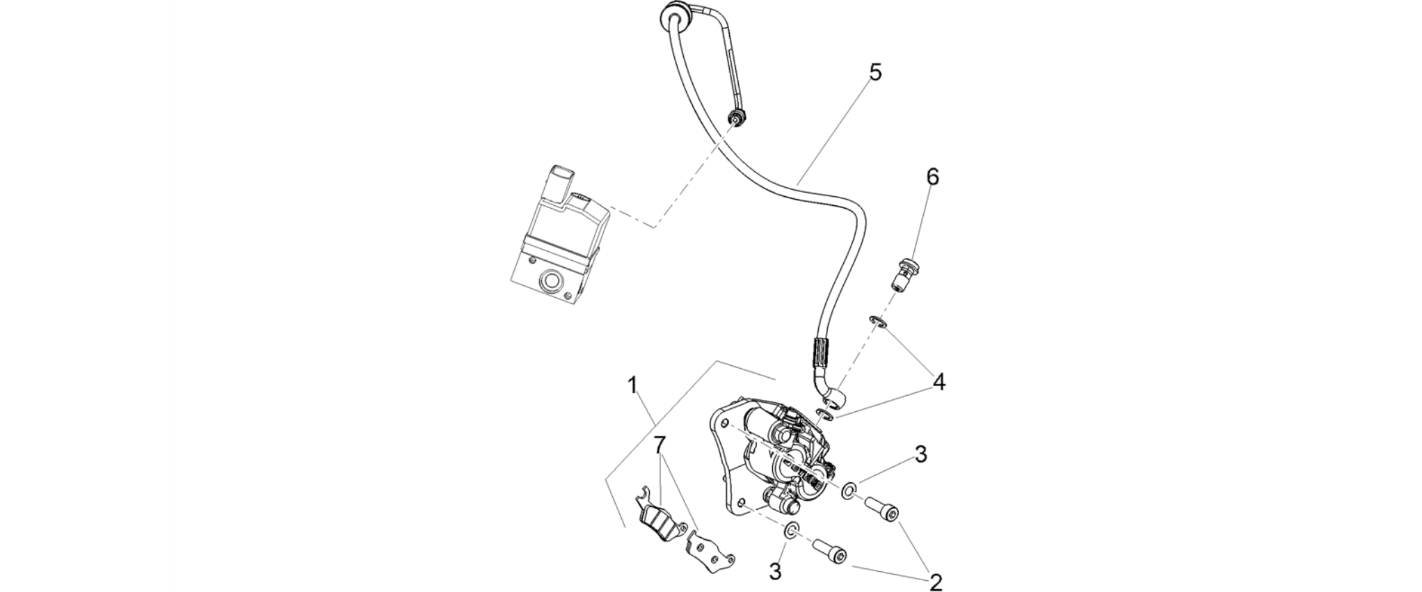 Front brake caliper
