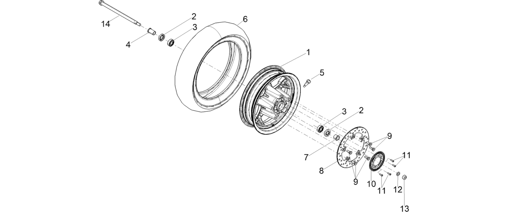 Front wheel
