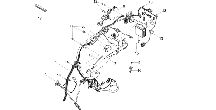 Rear electrical system