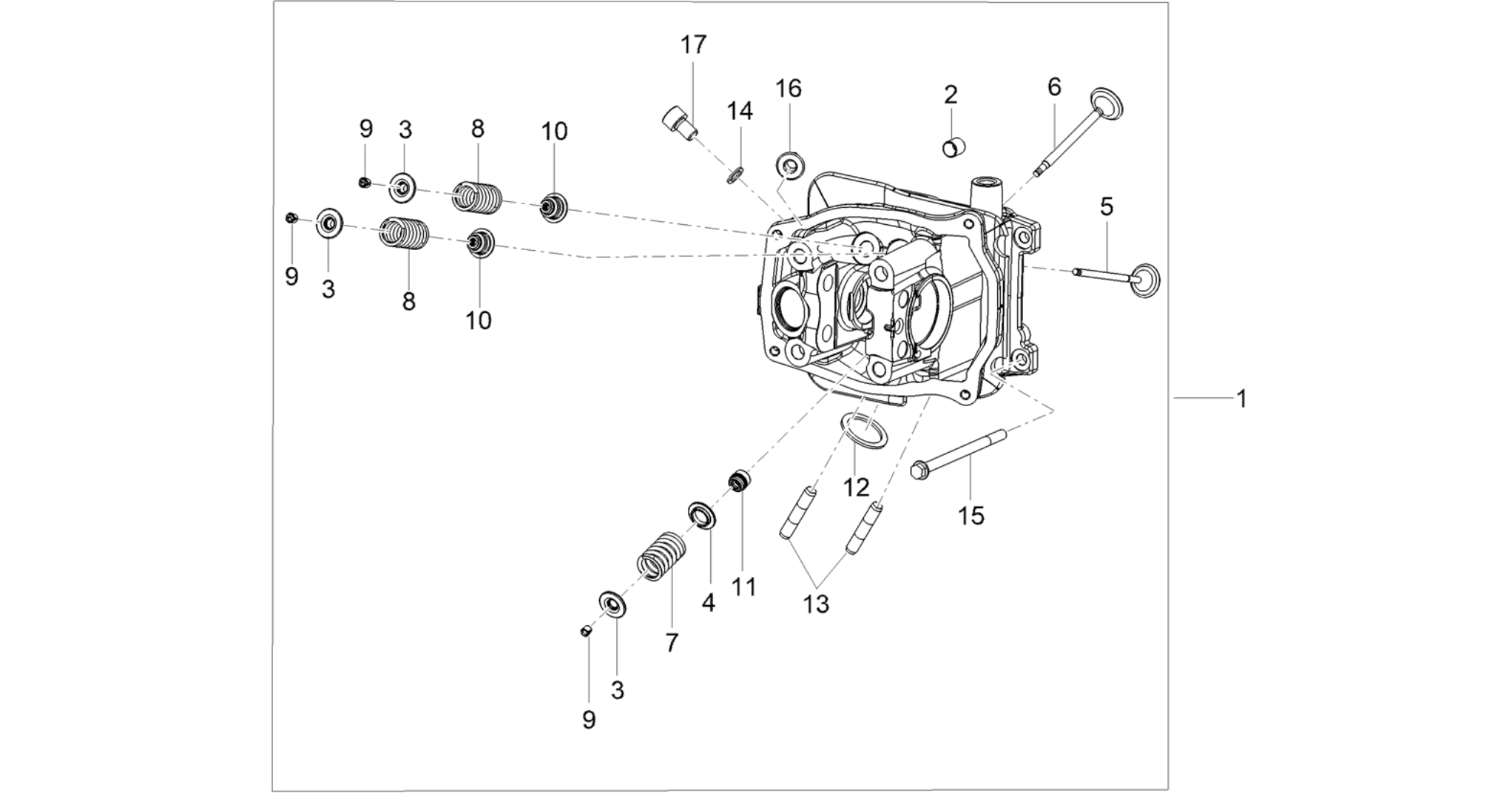 Cylinder head - valves