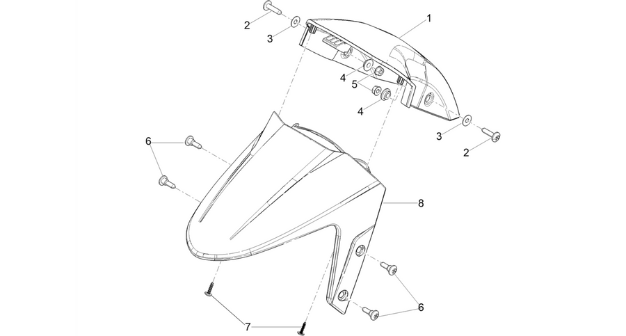 Front mudguard-Pillar
