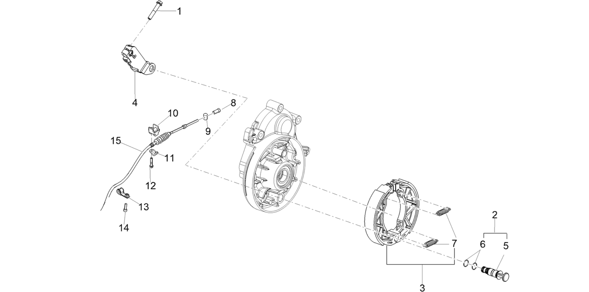 Rear brake - Brake jaw