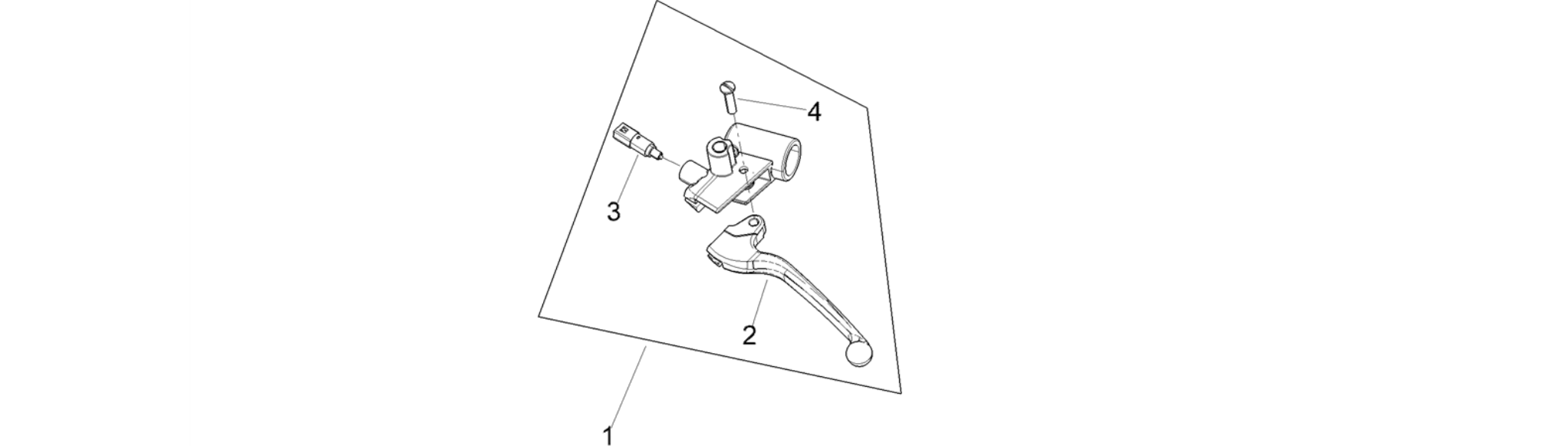 Rear master cylinder