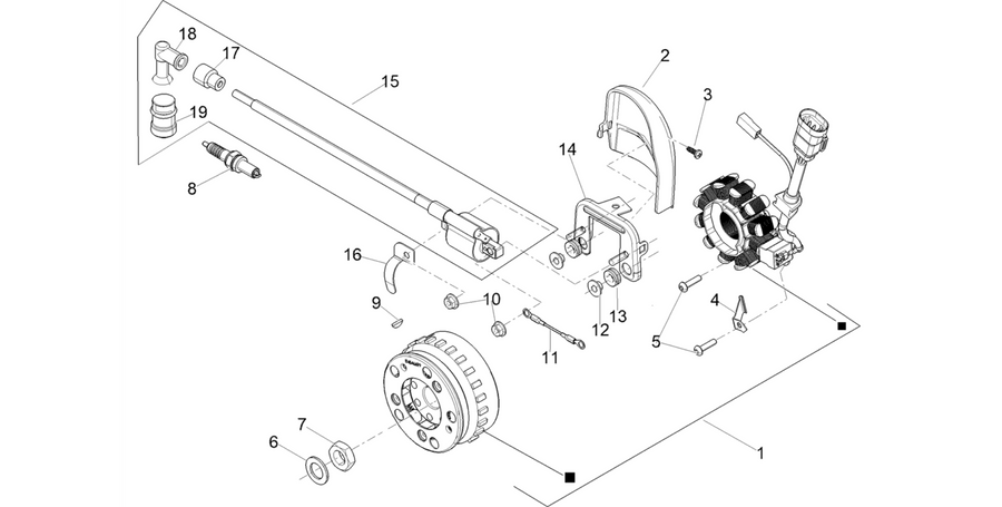 Cdi magneto assy / Ignition unit