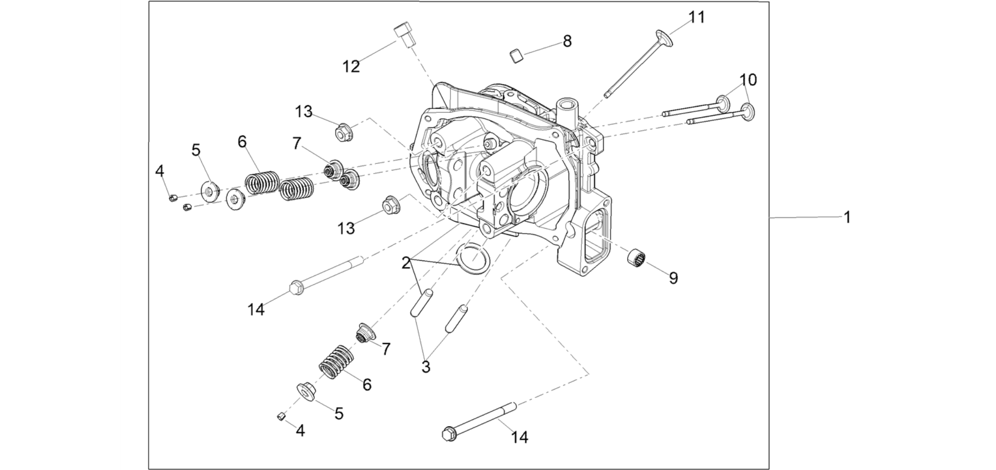 Cylinder head - valves