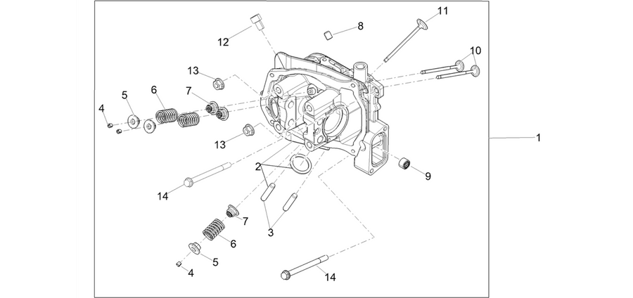 Cylinder head - valves