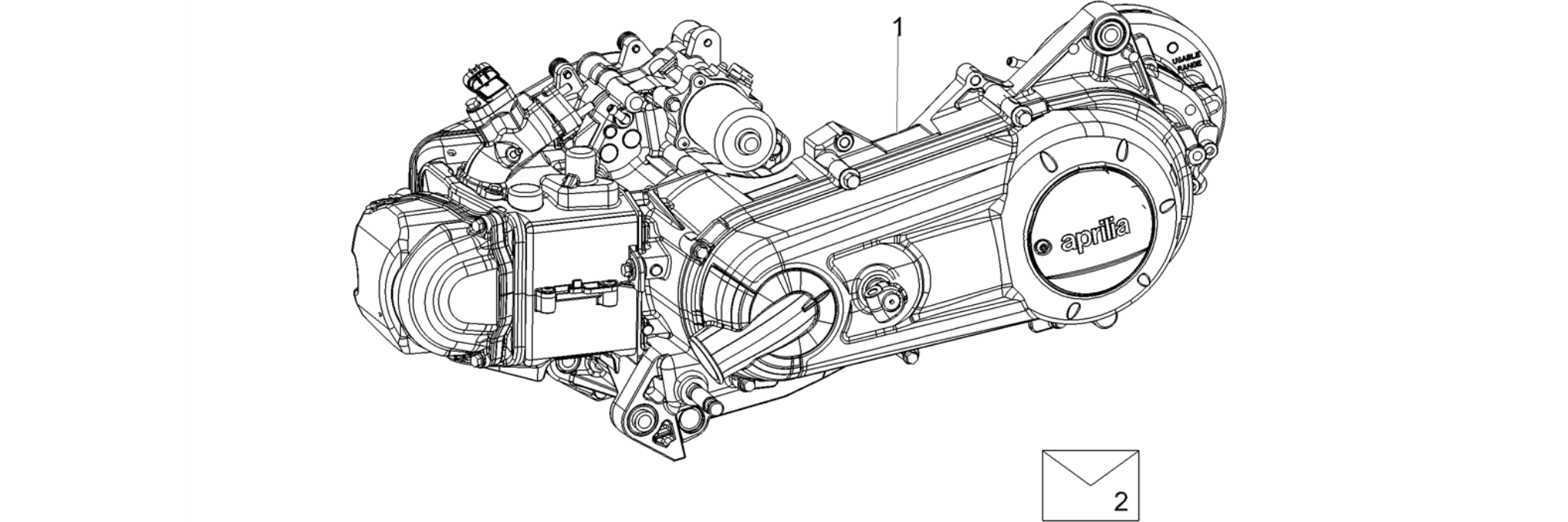 Engine-Completing part-Lever