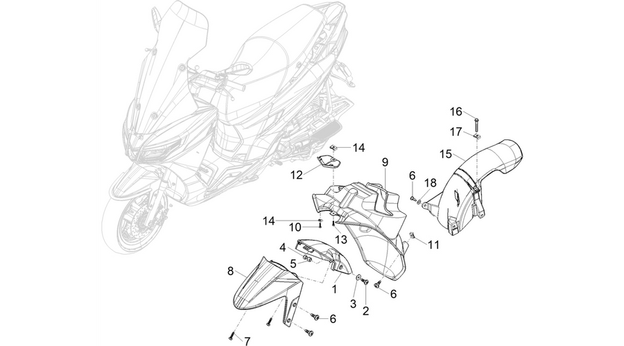 Wheel huosing - Mudguard