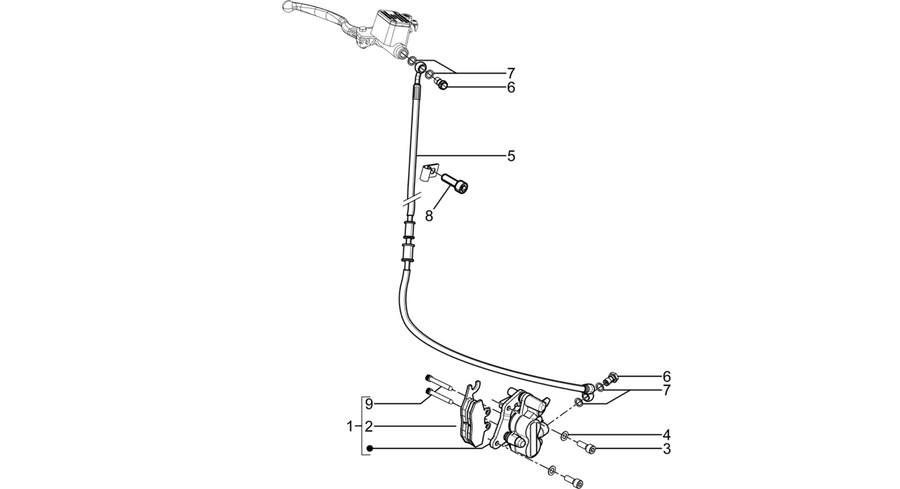 Brakes pipes - Calipers