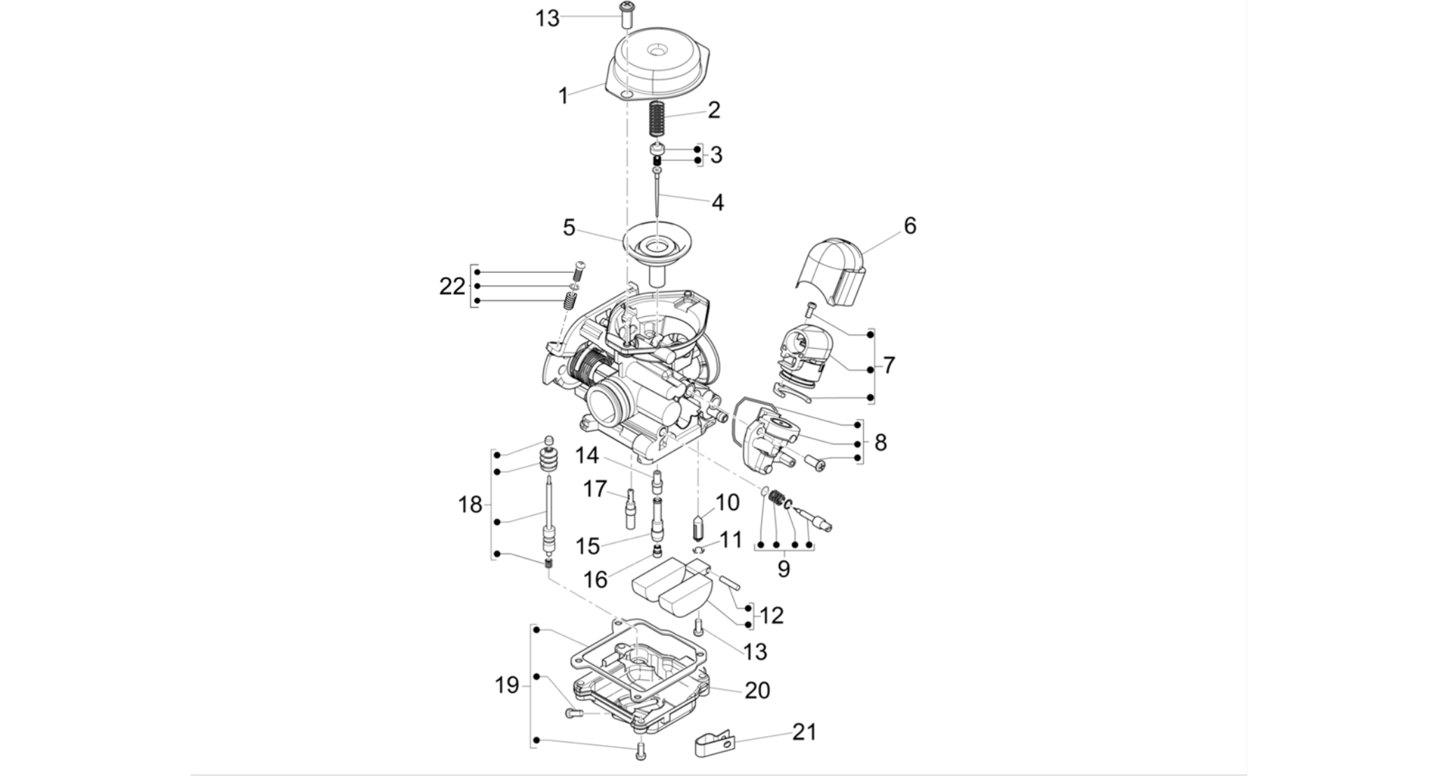 Carburetor's components