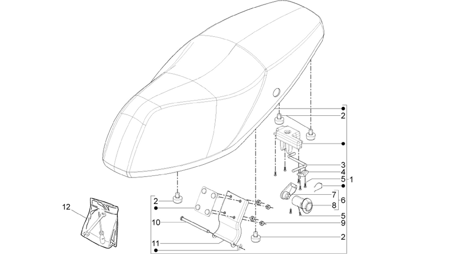 Saddle/seats