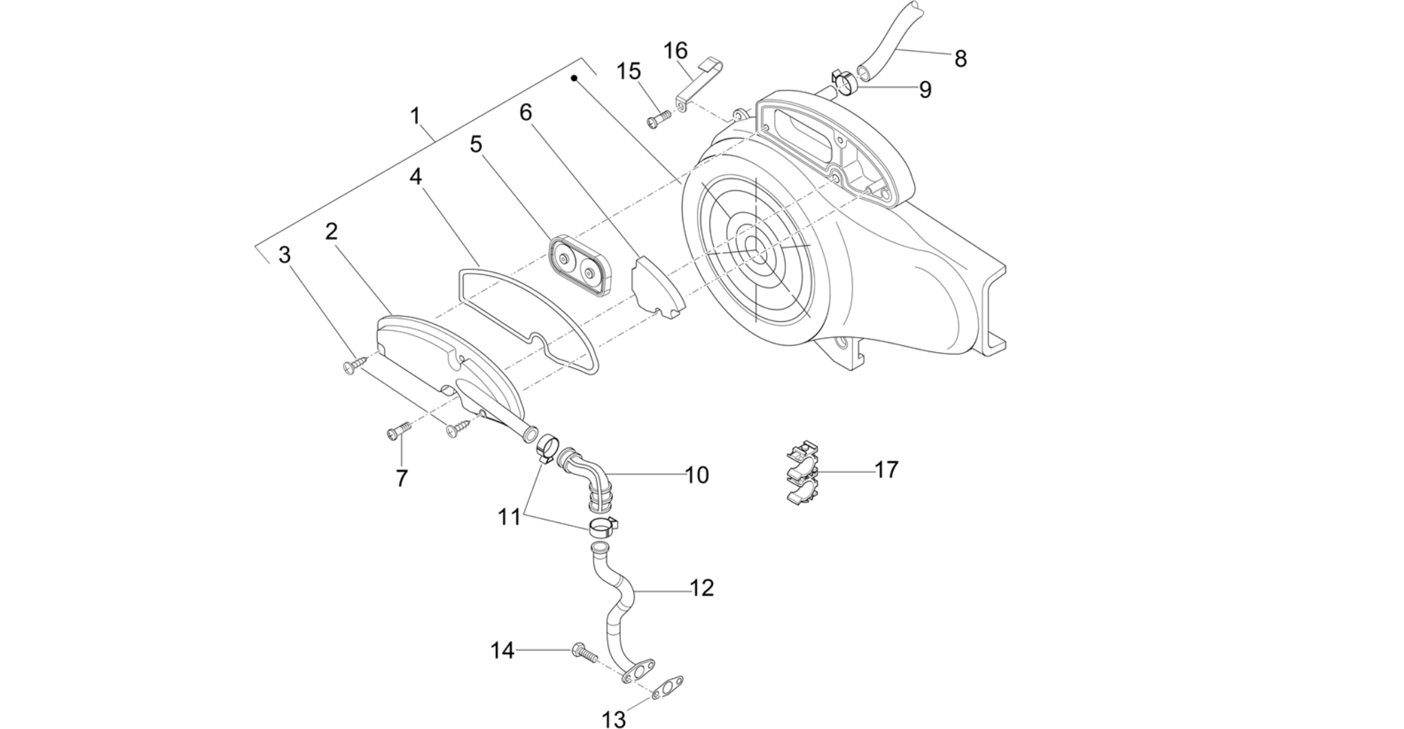 Secondary air box