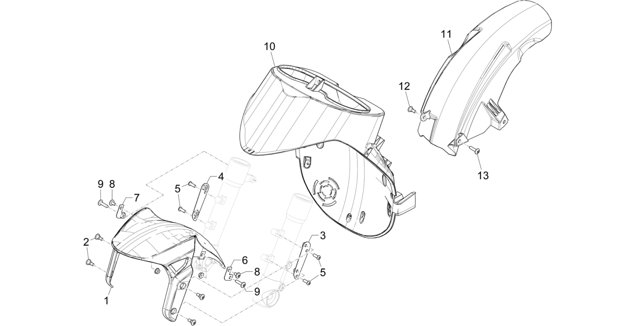 Wheel huosing - Mudguard