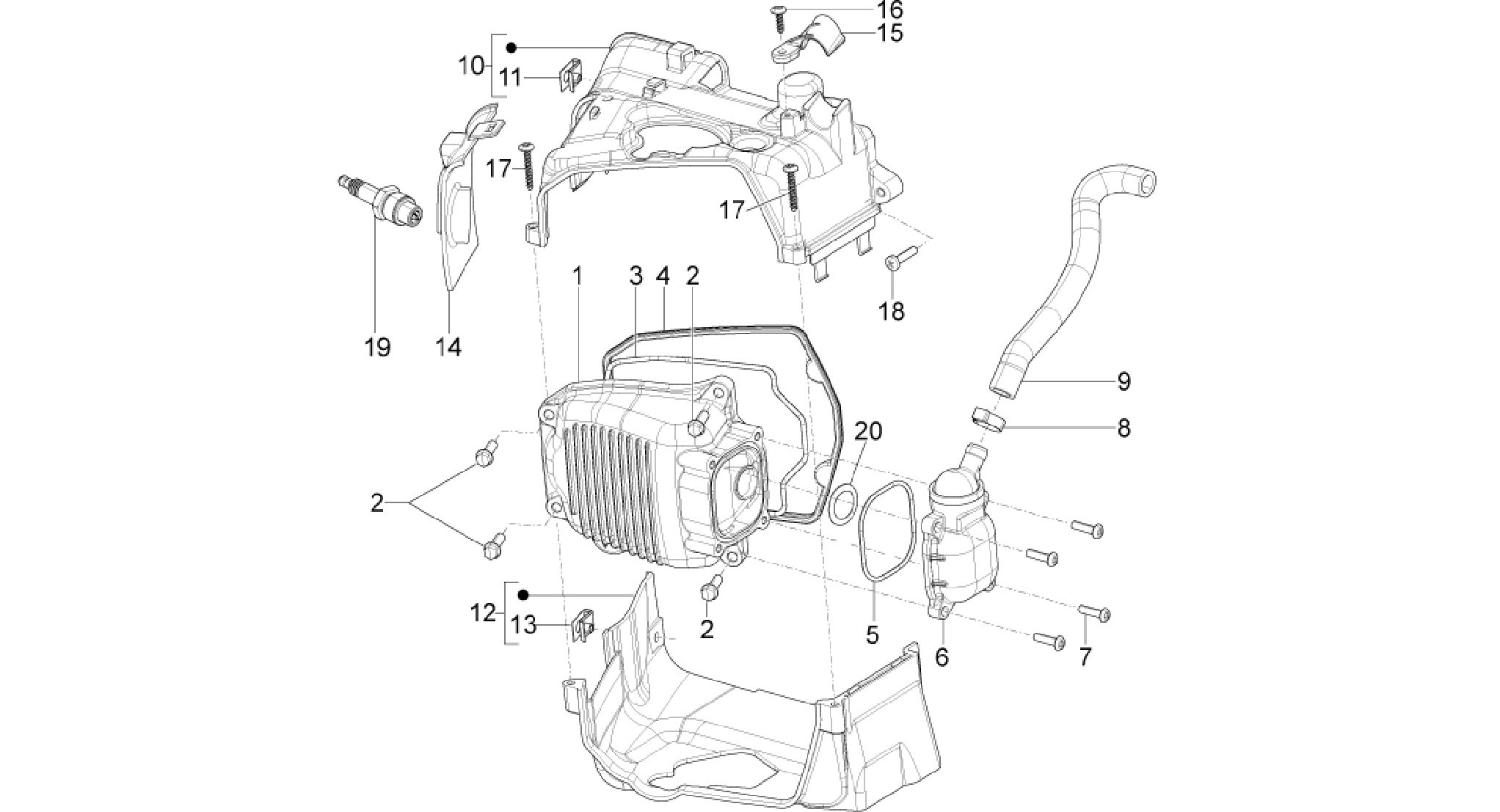 Cylinder head cover
