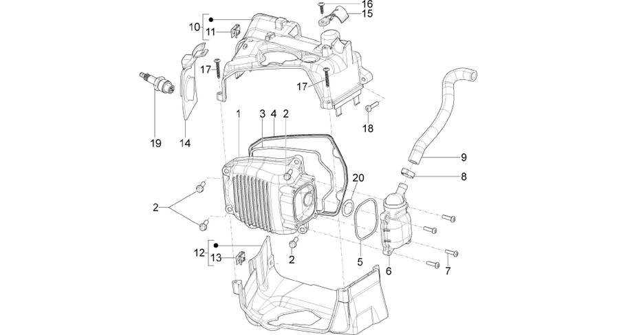 Cylinder head cover