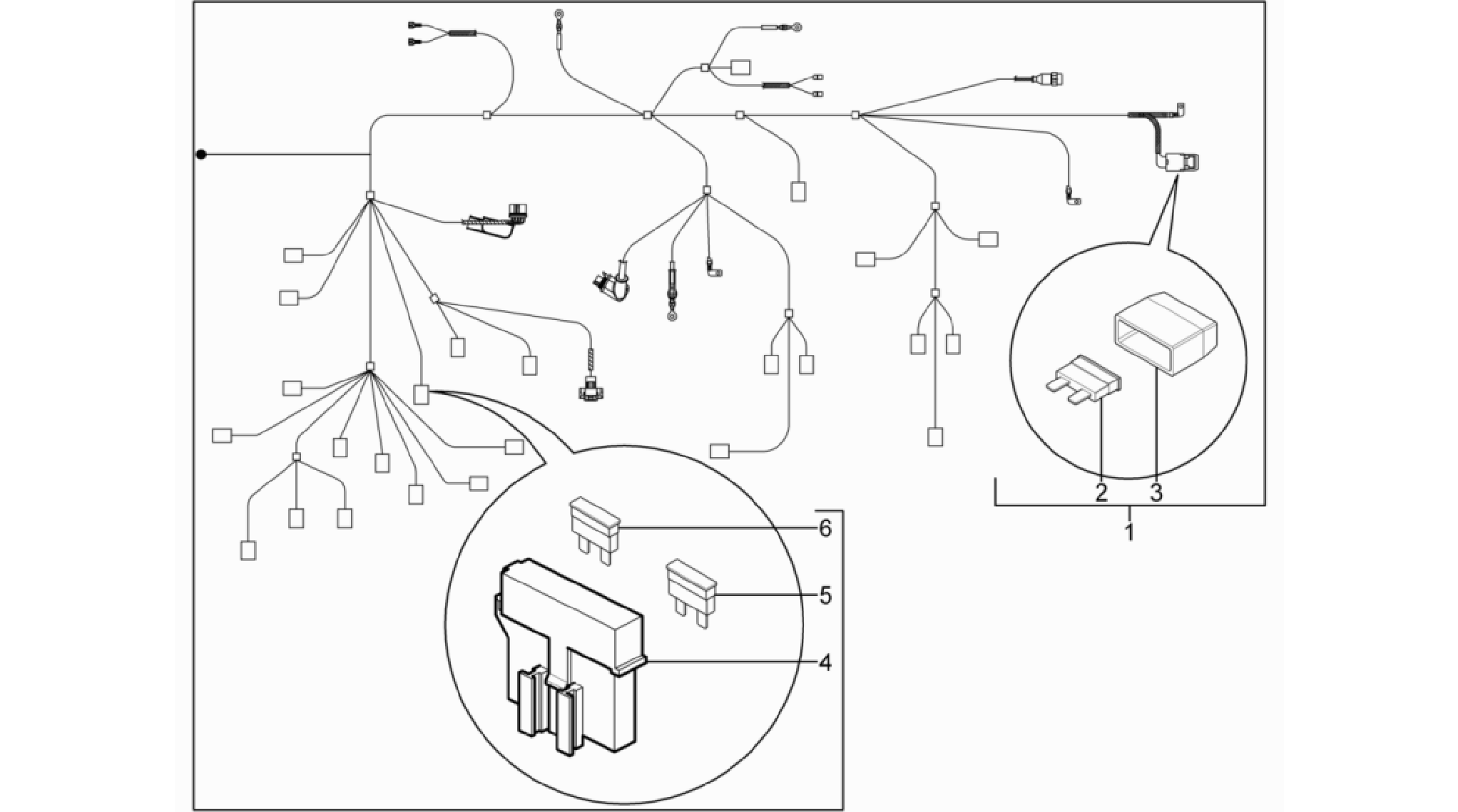 Main cable harness
