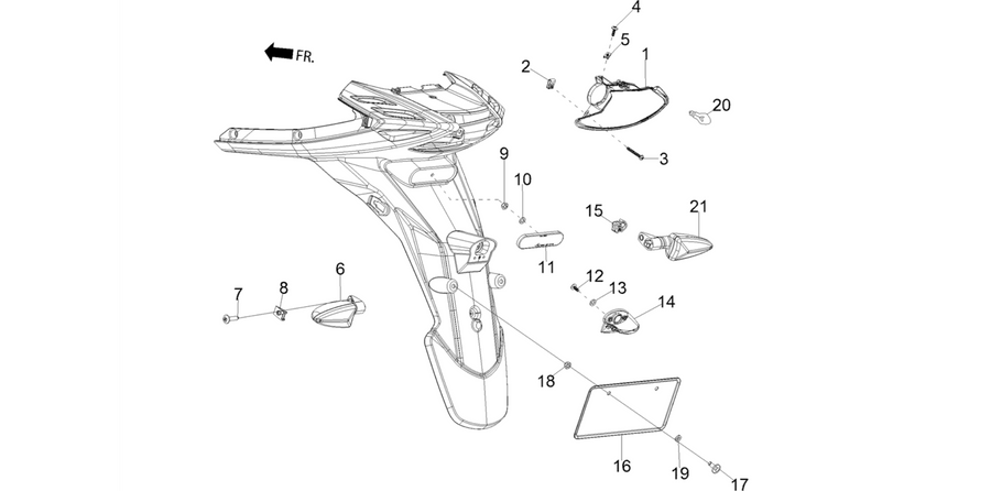 Rear headlamps - Turn signal lamps