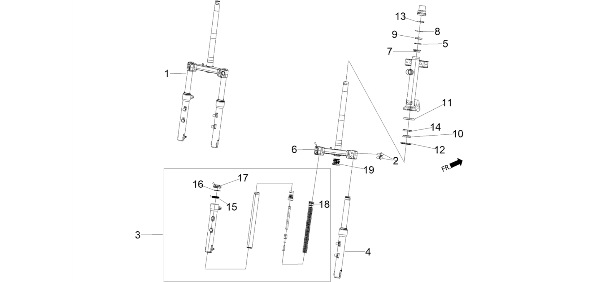 Front suspension - Shock absorber/s