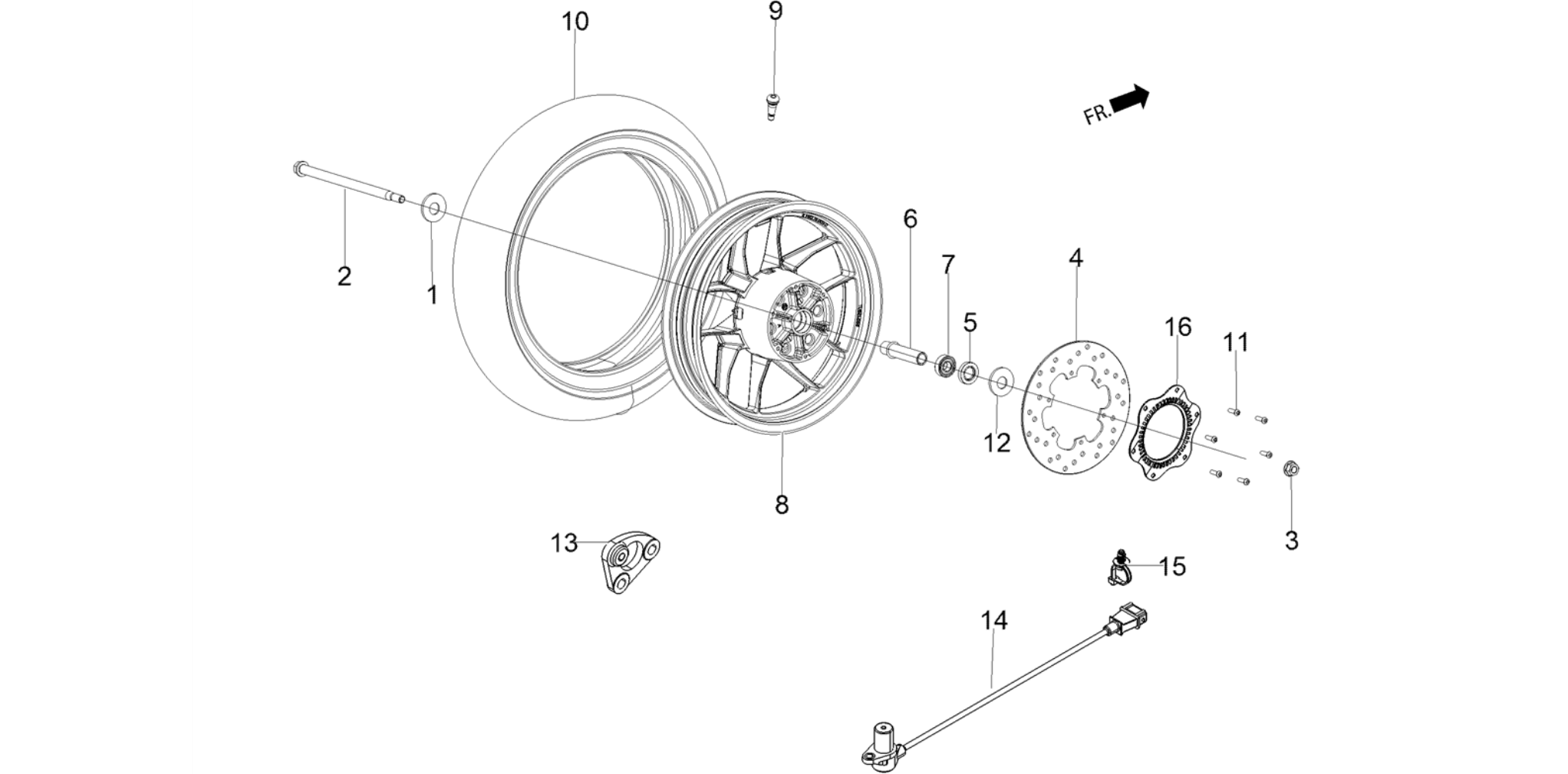 Front wheel