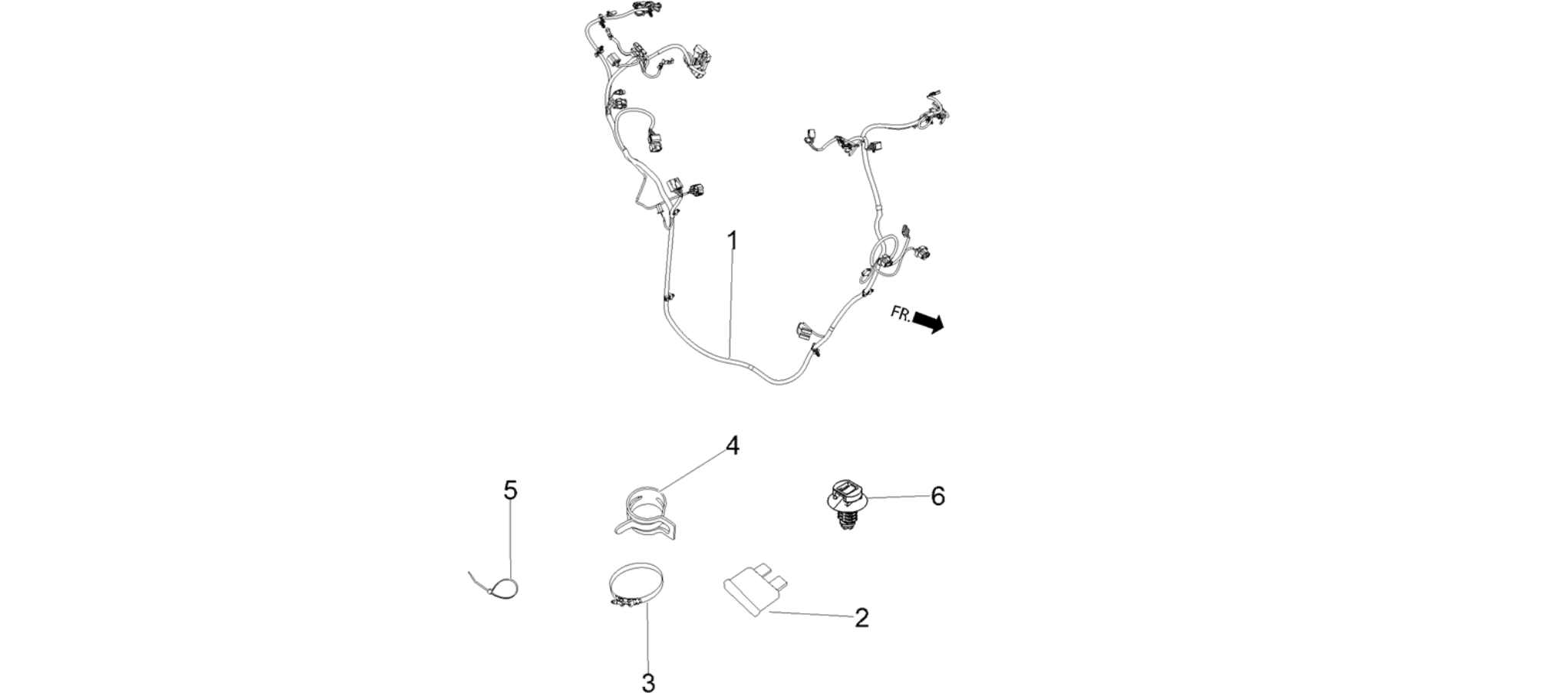 Main cable harness